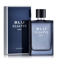 BLU ELSATYS MEN COLOGNE BY REYENE TRADITION FOR MEN 2.5 OZ-100 ML-AUTHENTIC