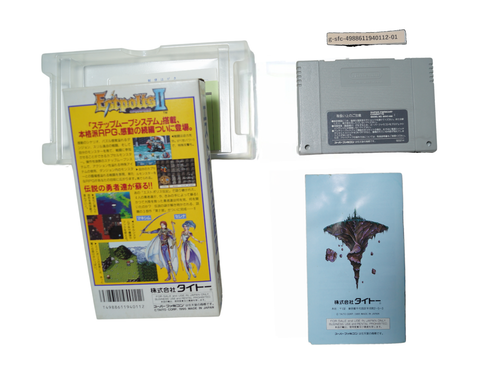 Estpolis Denki 2 1995 Box Manual Nintendo Famicom SNES Japan Vintage Game - Picture 2 of 2