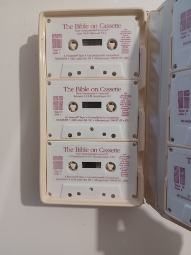 Hosanna The Bible on Cassette IV New International Version New Testament Red - Picture 6 of 7