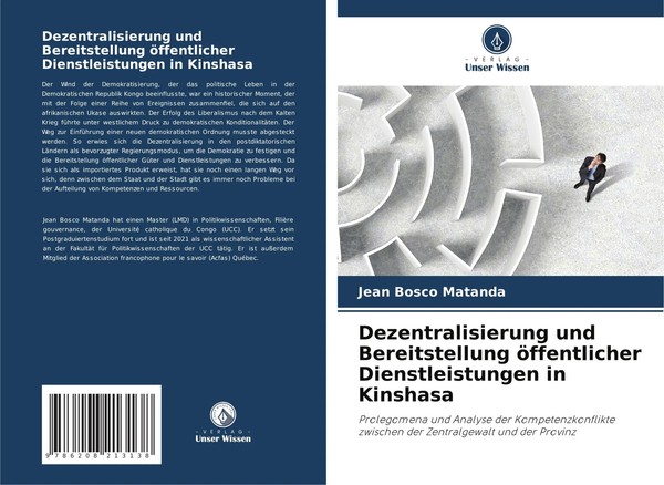 Dezentralisierung Und Bereitstellung öFfentlicher Dienstleistungen In Kinshasa-image