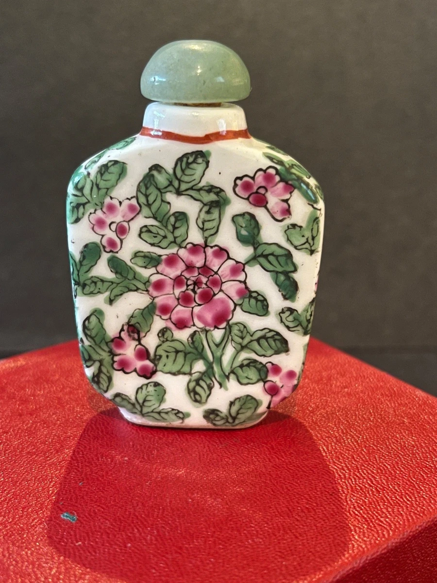 多色玉石古董中国鼻烟壶| eBay