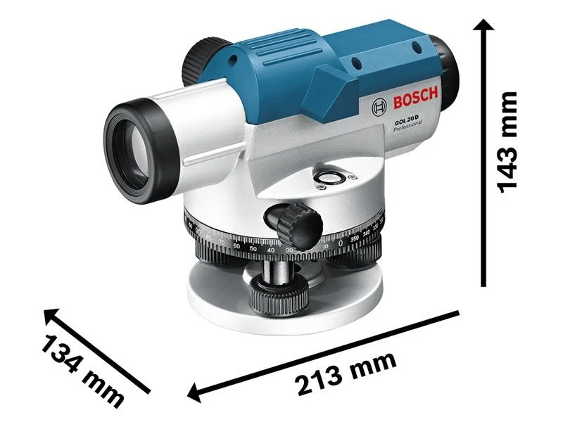 Juego De Nivel Óptico Profesional Bosch Rango De Trabajo 60m BSH601068402 - Imagen 3 de 3