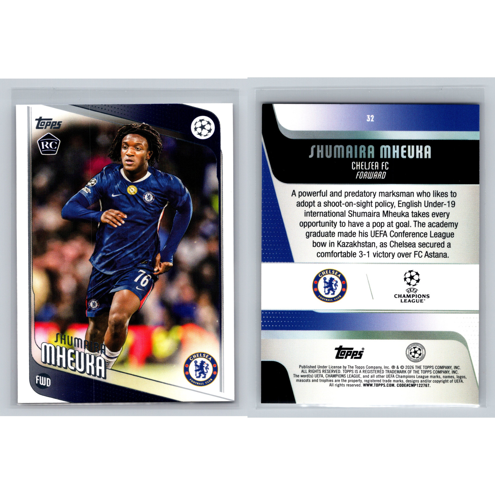 Chelsea Lot Topps Panini Rookie RC Premier UEFA Prizm Select Insert Parallel 20c view 17
