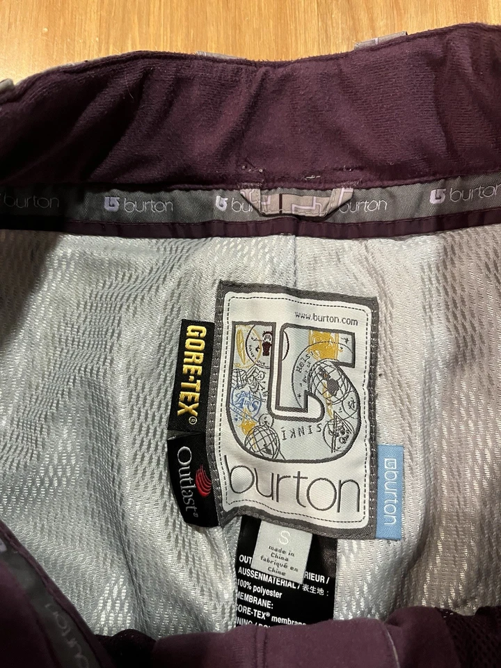 Pantalones de esquí de nieve Burton Gore-Tex púrpura para mujer talla S pequeños Foto 3 de 4