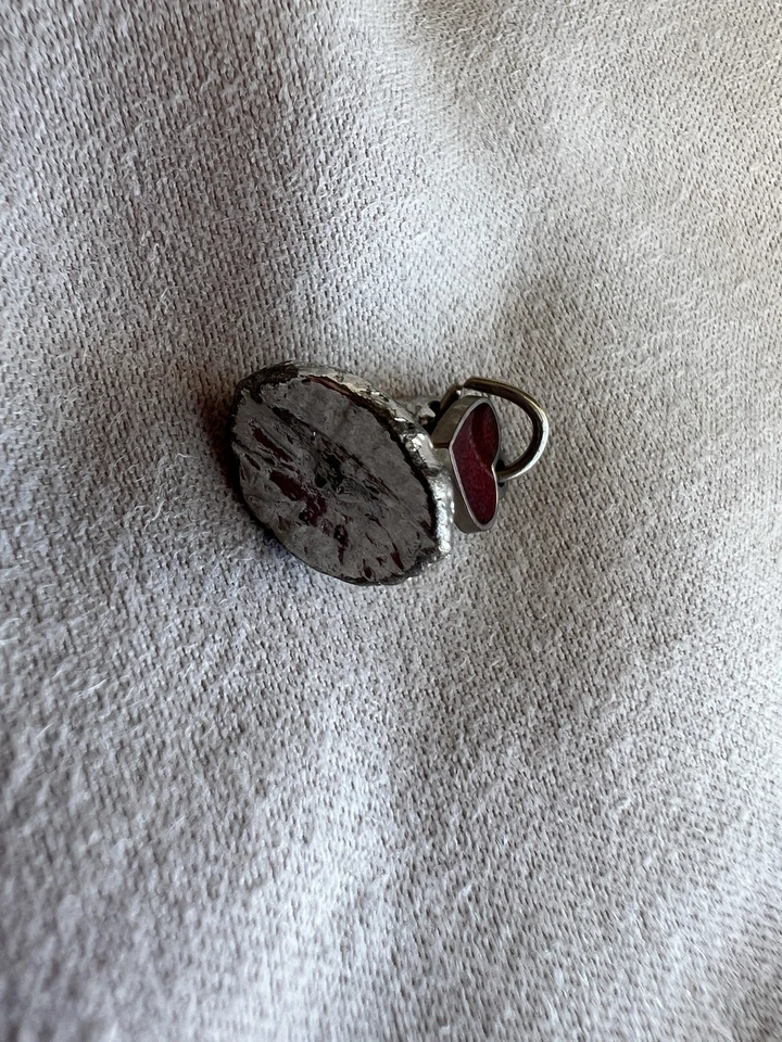 Hershey’s Kiss Charm Silver Tone Red Heart Pendant Valentine Candy Jewelry Gift - Image 4 of 4