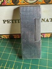 Dunhill Rollagas Lighter Hobnail Design In Silver Plated Finish VGC New Seals