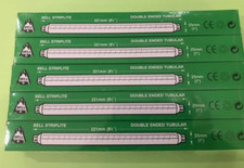 5 X BELL 60W 221MM STRIPLIGHT CLEAR STRIP LIGHT DOUBLE ENDED TUBULAR LIGHT BULB