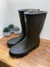 Le Chameau Bon Ceres DA (UK 8) Mens Wellingtons / Wellies (Vert Bronze)