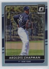 2016 Panini Donruss Optic Carolina Blue 7/50 Aroldis Chapman #86 0j6