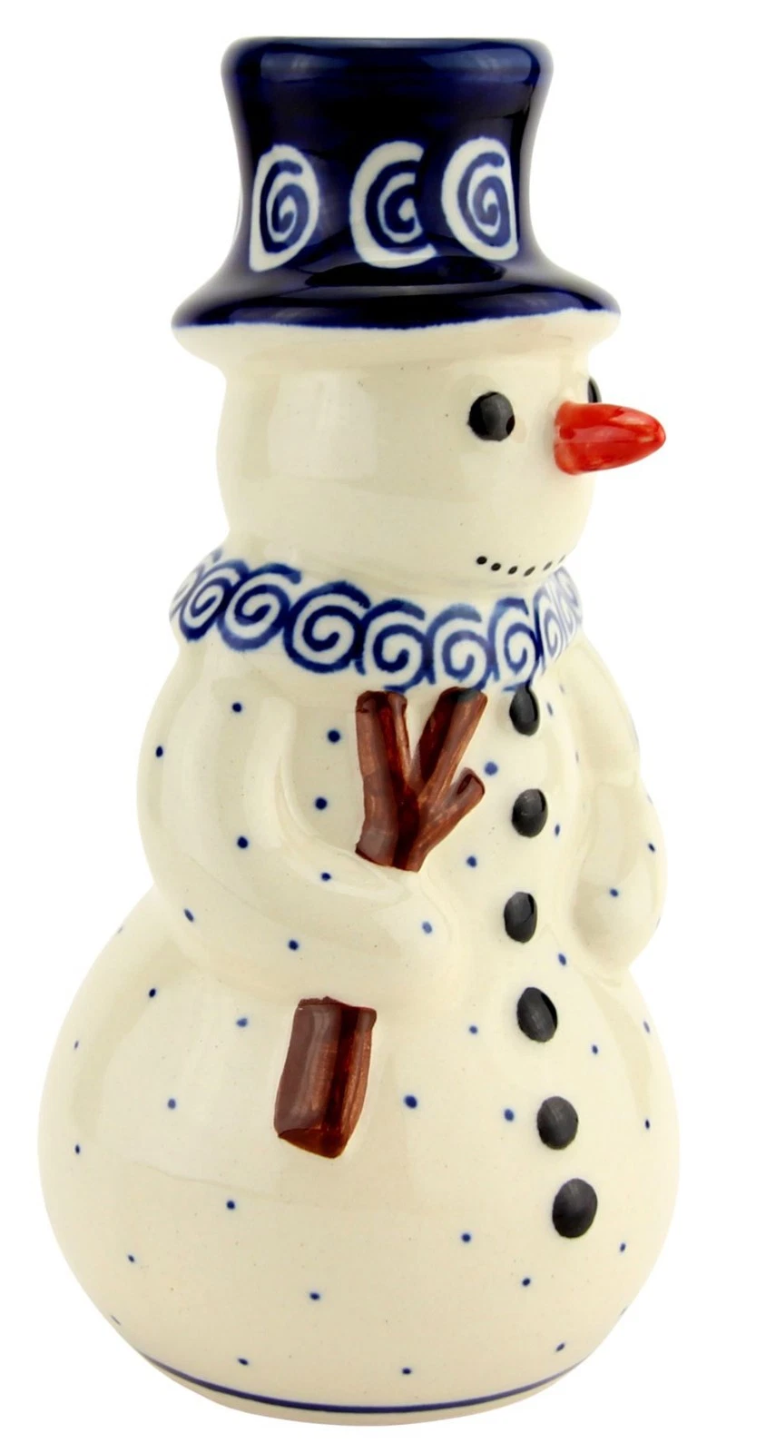 Zaklady Ceramiczne Snowman Candlestick Holder - Thumbnail 4