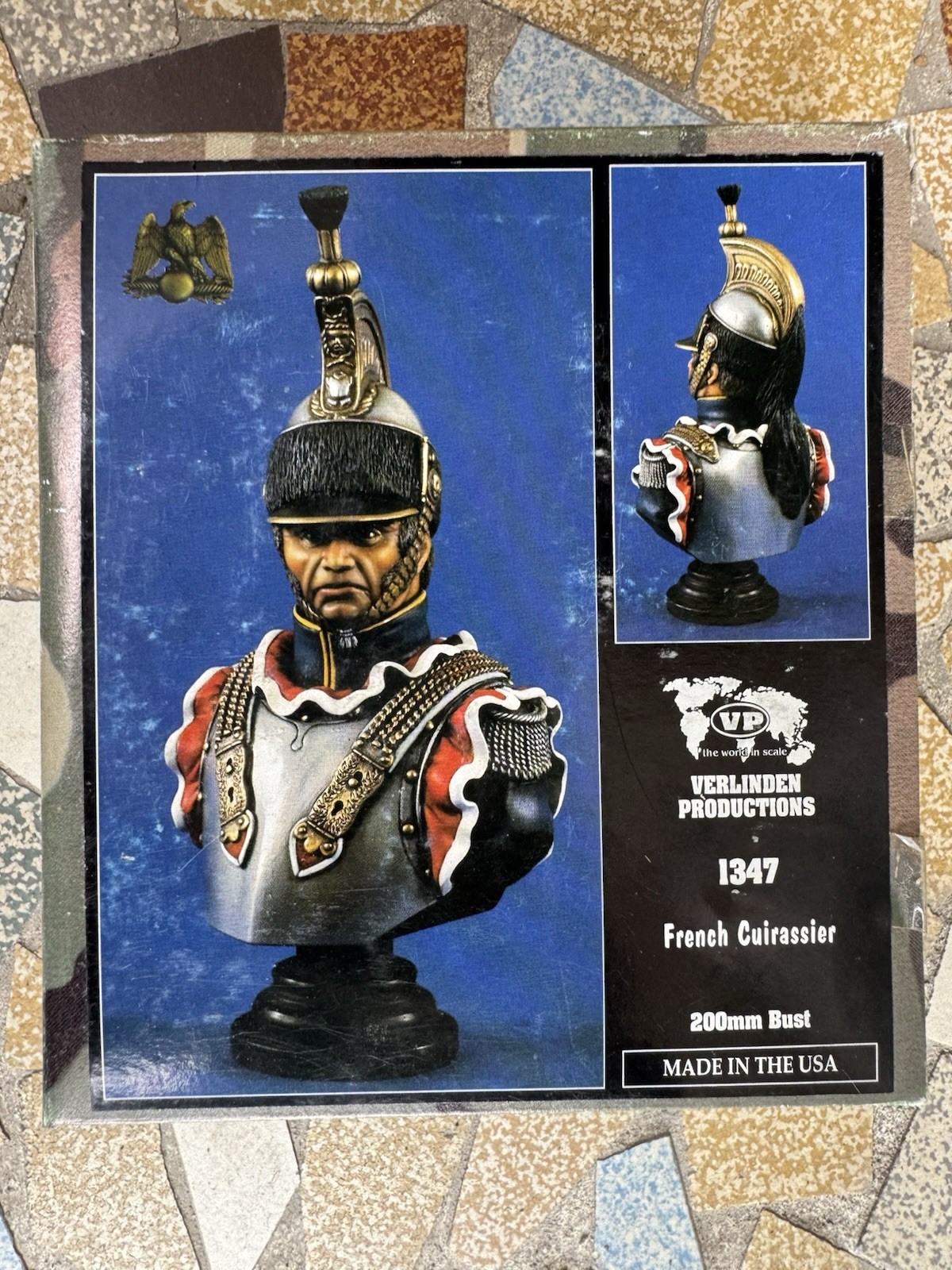 Maquette Cuirassier Français Verlinden de 200mm pour décorer votre bureau d'historien