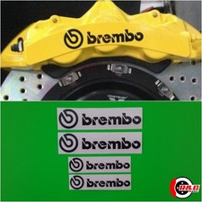 Rg High Temp Brake Caliper Decals Stickers Fits Brembo 6 4 Piston Black