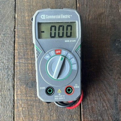 Commercial Electric Digital Multimeter BMM8132R Tester
