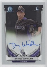 2014 Bowman Chrome Prospect Auto Danny Winkler Daniel Winkler #BCAP-DW Auto 5w7