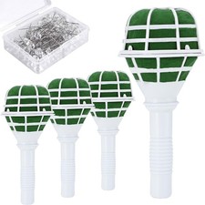Bridal Flower Bouquet Holder 4 Pieces Wedding Foam Floral Handle Bouquet Hold...