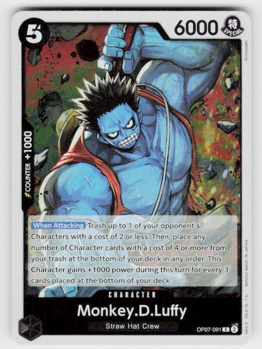 500 Years in the Future #OP07-091 Monkey.D.Luffy (091)