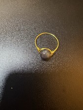 Handmade Stone Bead And Wire Ring
