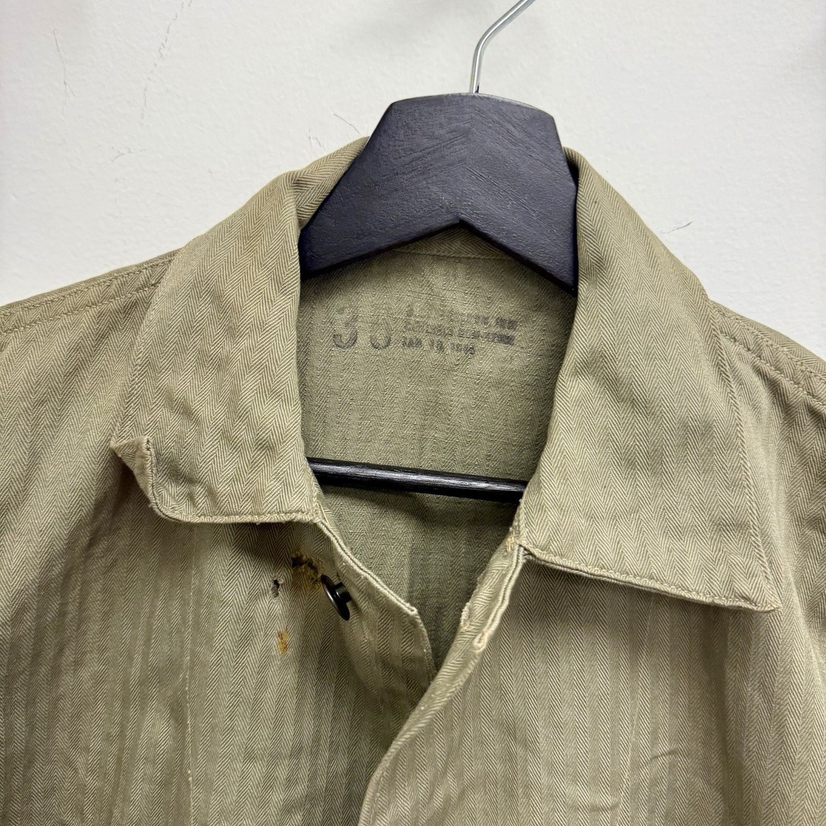 Original WWII USMC Marine Corps P41 HBT Jacket Crispy | eBay
