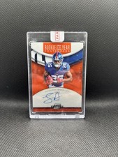2018 Contenders Optic Saquon Barkley Rookie of the Year On-card Auto RC /35. rookie card picture