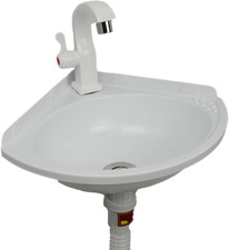 Lavabo Colorato in Plastica, Piccolo Angolo, Lavandino a Parete, in Plastica, Mi