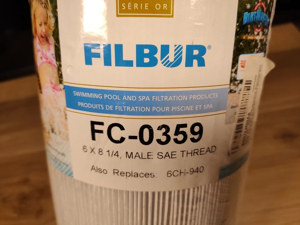 Cartucho filtro spa de repuesto Filbur FC-0359, 40 m² ft. Foto 2 de 4