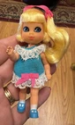 OLD VINTAGE 1968 Mattel Liddle Kiddle Suki Skediddle doll w pusher & shoes
