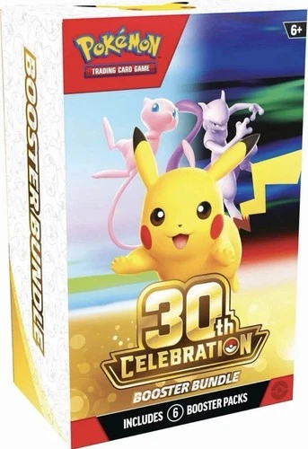 Presale Item: Pokemon 30th Celebration Booster Bundle Factory Sealed New 6 Packs