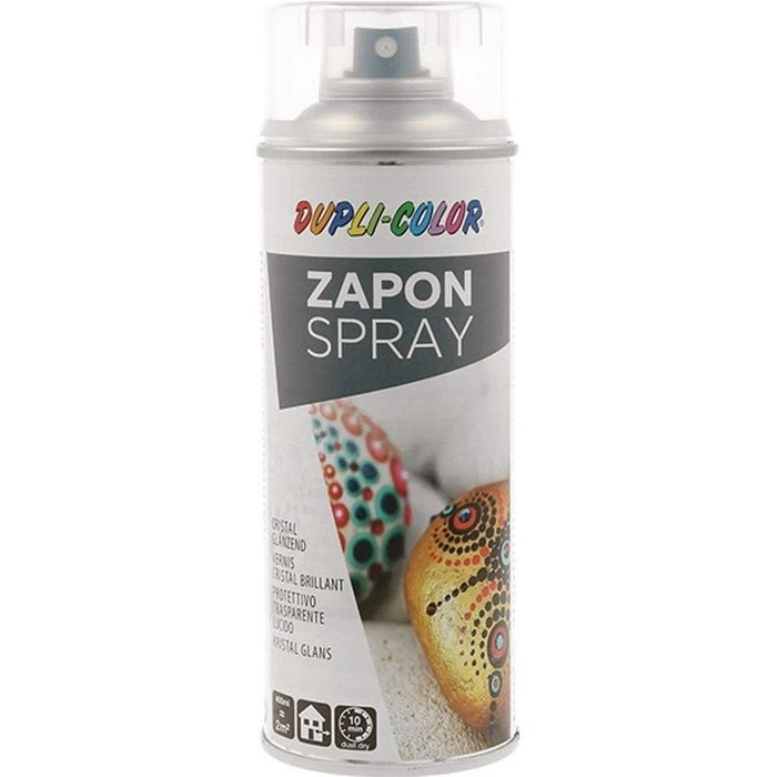EUROPEAN AEROSOLS GMBH Acryl-Schutzlack ZAPON SPRAY Cristal transp.glänzend 400ml Spraydose DUPLI-COLOR