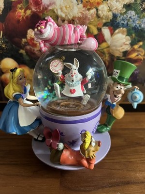 Disney Alice in Wonderland Spinning Snow Globe (Disney Store)
