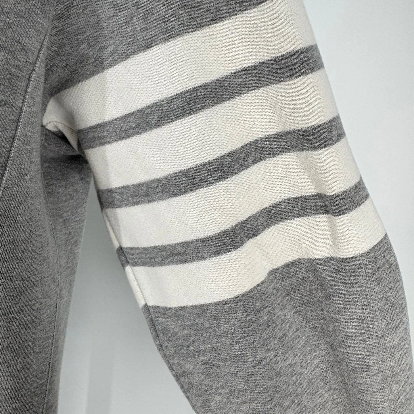 Thom Browne Felpa Bracciale Diagonale Grigio MJT021H 129705861