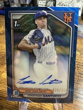 2024 Bowman Draft 1st Bowman Blue Wave Auto Jonathan Santucci #CPA-JS/150🔥Mets