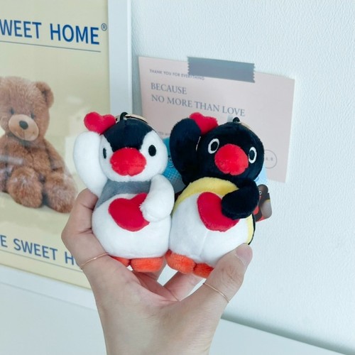 Pinguino bambola Pingu Pinga peluche bambola portachiavi 10 cm coreano oggetto caldo - Foto 16 di 18