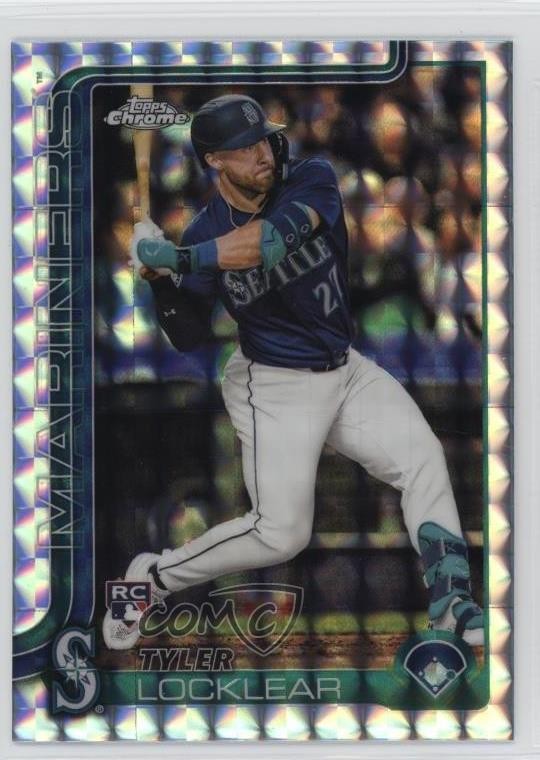 2025 Topps Chrome Geometric Refractor Tyler Locklear #41 0h4v