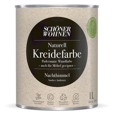 Schöner Wohnen Naturell Kreidefarbe 1,0 Ltr. Nachthimmel