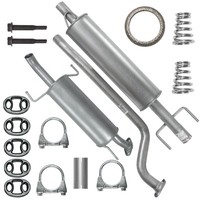 Auspuffanlage SchalldäMpferset Auspuff FüR Opel Astra G 2 Ii 1.4 1.6 FließHeck