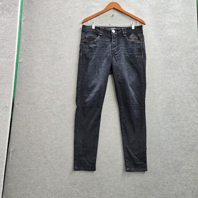Democracy Women Jeans 10 Dark Blue Denim Ab-Solution 27'' Inseam