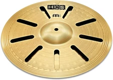 Meinl 14" Trash Stack Cymbal Pair with Holes - HCS Traditional Finish Brass for 