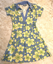 Urban Outfitters towelling collar Polo dress pull on short sleeve  M - New