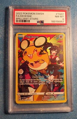 dedenne pokemon card full art Here's an exclusive first look at a new 'Pokmon' for This Ultra Rare Psychic Dedenne TG07/TG30 Swsh09: Brilliant Stars