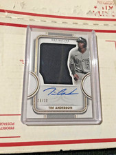 2022 Topps Definitive Tim Anderson Jumbo Jersey Relic Auto 26/30 White Sox RAW