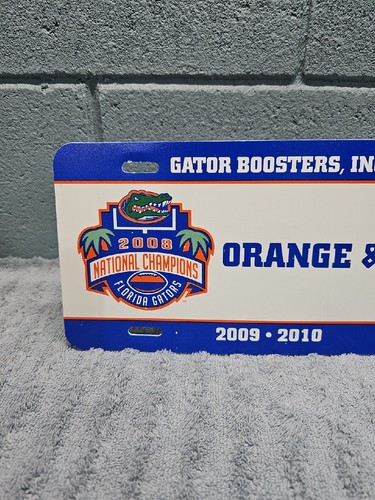 University of Florida Gator Booster Kunststoff Nummernschild 2009-2010 - Bild 2 von 4