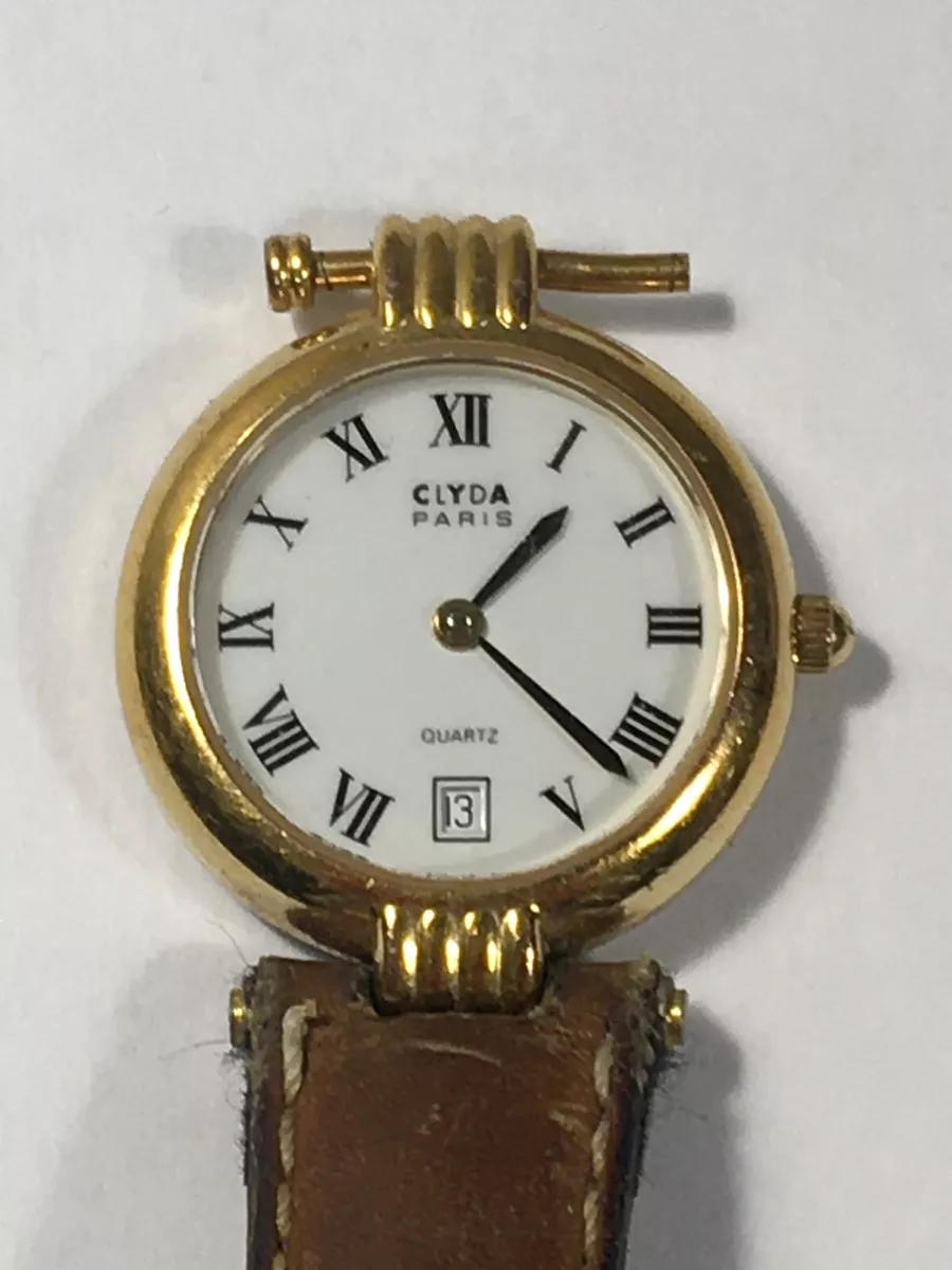 Watch Clyda Paris Gold Plated With Overhaul Or for Coins (9-16)