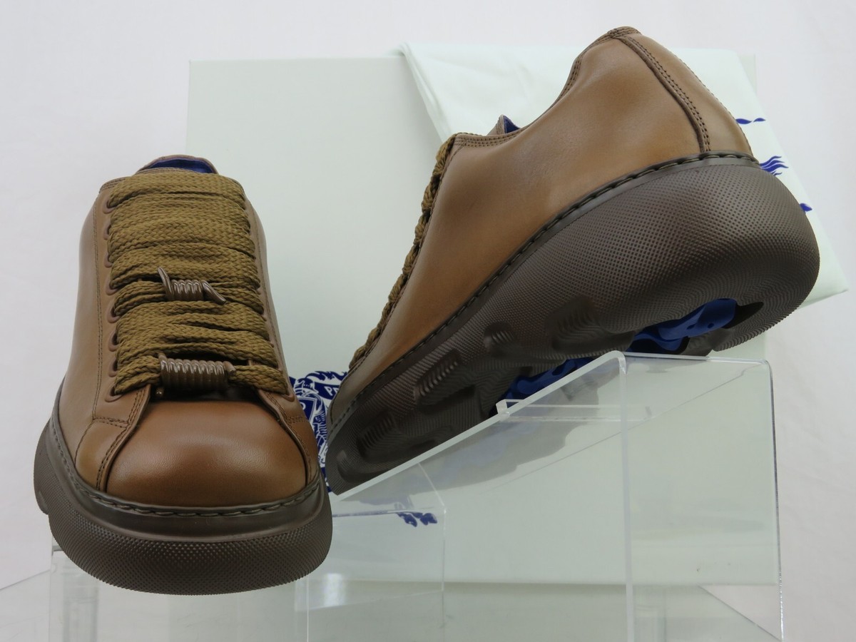 NIB BURBERRY RANGER DARK BROWN LEATHER LACE UP HIKING BOOTS  display picture 3