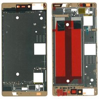 Original Huawei Ascend P8 Mittel GehäUse Rahmen Cover Gold