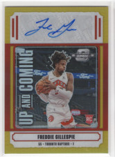 2020-21 Panini Contenders Optic Up and Coming Gold Freddie Gillespie Auto /10