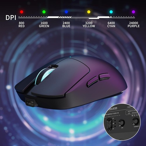 ATTACK SHARK x MAGIC REFINER G6 Tir-Mode Gaming Mouse 24K DPI/72g/750mAh Battery - Picture 12 of 22