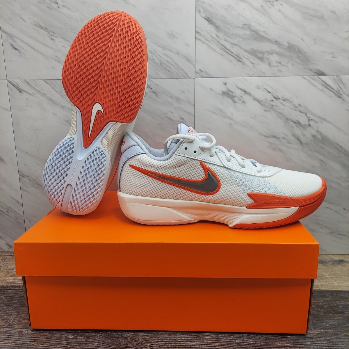 Nike GT Cut Academy White Metallic Silver Basketball FB2599