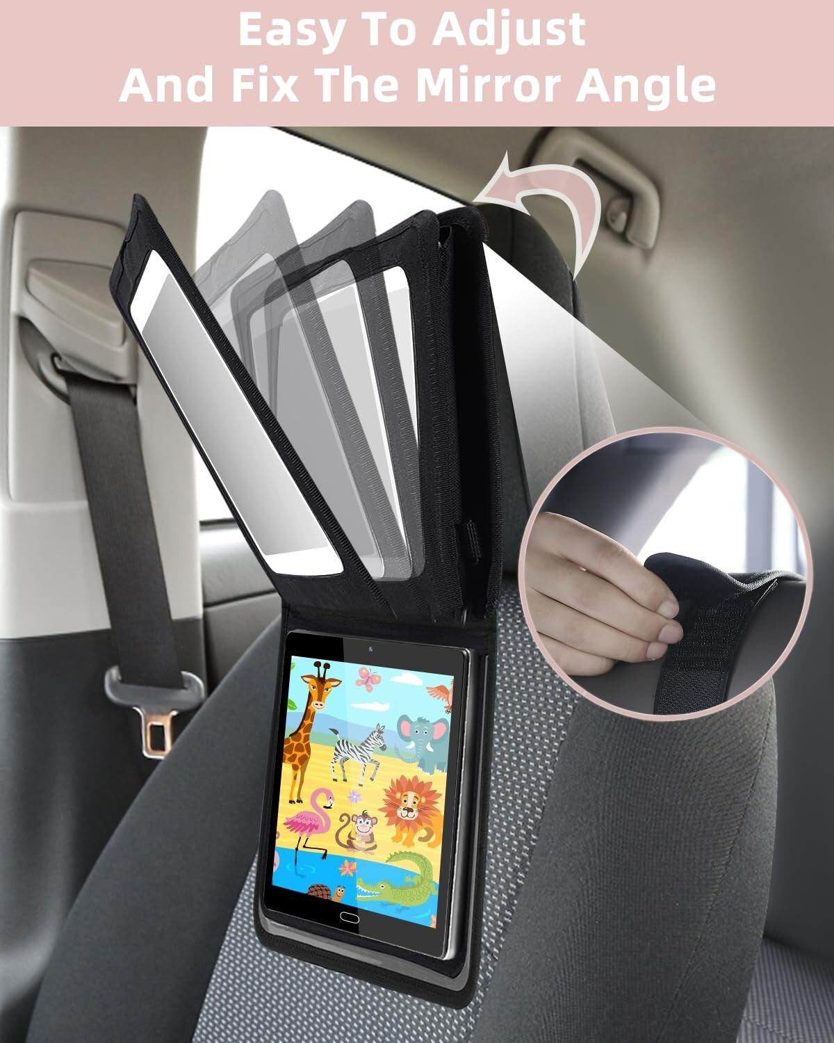 Baby Rear Facing Car Seat Mirror with tablet holder eBay