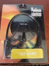 MP-018B BLACK Multimedia Microphone Internet Phone Talk Goose Neck Type NIP