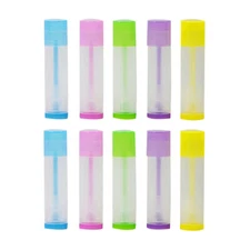 50PCS Lip Balm Empty Container Clear Lip Balm Tubes Lip Balm Container with